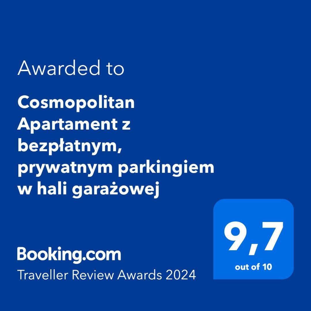 Cosmopolitan Apartament Z Bezplatnym, Prywatnym Parkingiem W Hali Garazowej Торунь Экстерьер фото